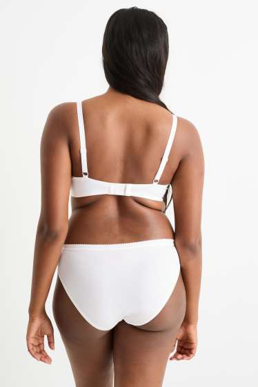 Femei - Sutien fără armătură - vătuit - LYCRA® - alb
