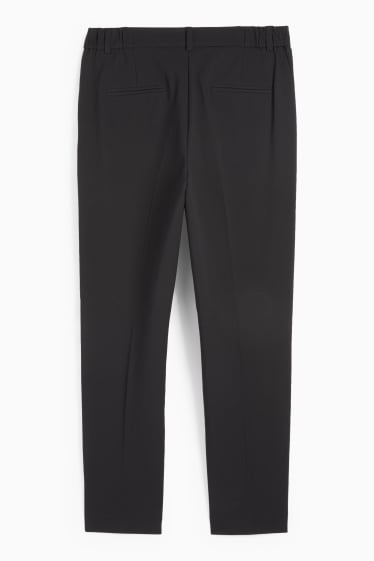 Femei - Pantaloni office - talie medie - slim fit - negru