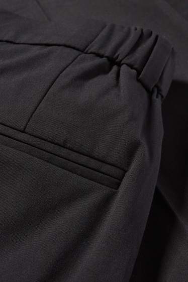 Femei - Pantaloni office - talie medie - slim fit - negru