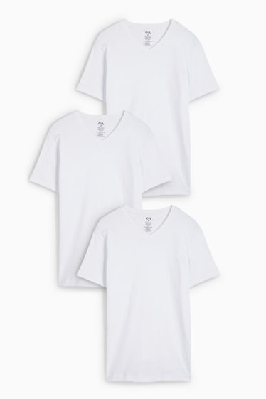 Men - Multipack of 3 - vest - white