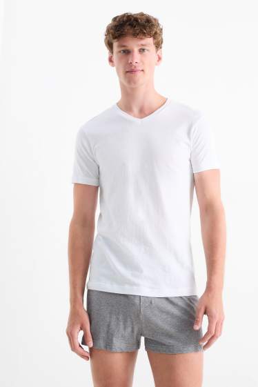 Men - Multipack of 3 - vest - white