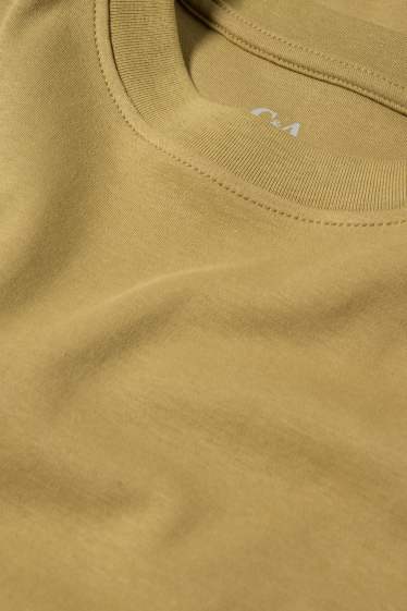 Damen - T-Shirt-Kleid - khaki