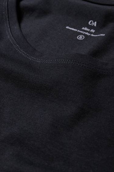 Femei - Tricou - slim fit - negru