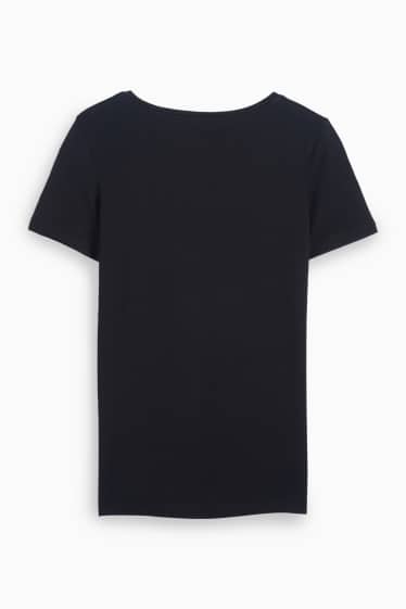 Femei - Tricou - slim fit - negru