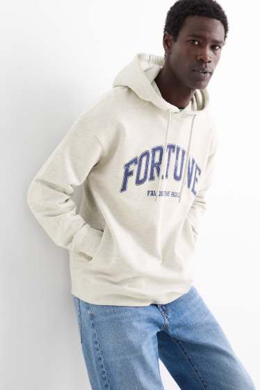 Herren - Hoodie - hellgrau-melange