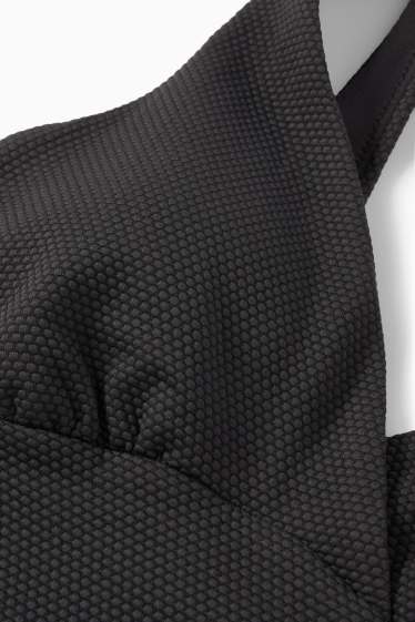 Femei - Costum de baie - vătuit - LYCRA® XTRA LIFE™ - structurat - negru