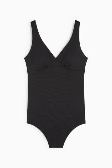 Femei - Costum de baie - vătuit - LYCRA® XTRA LIFE™ - structurat - negru