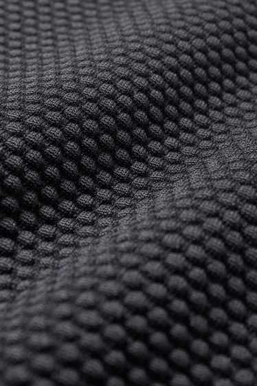 Femei - Chiloți bikini - talie înaltă - LYCRA® XTRA LIFE™ - structurați - negru