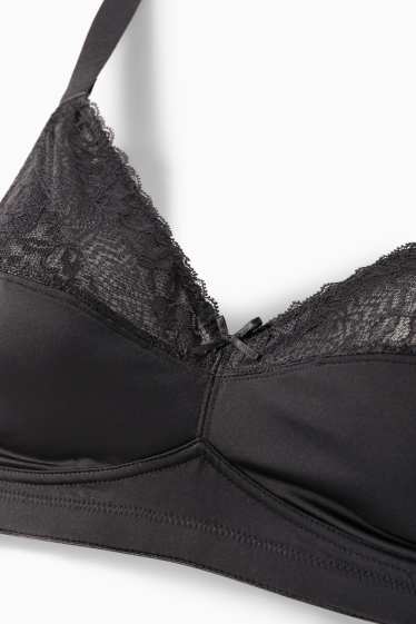 Femei - Sutien minimizer fără armătură - negru