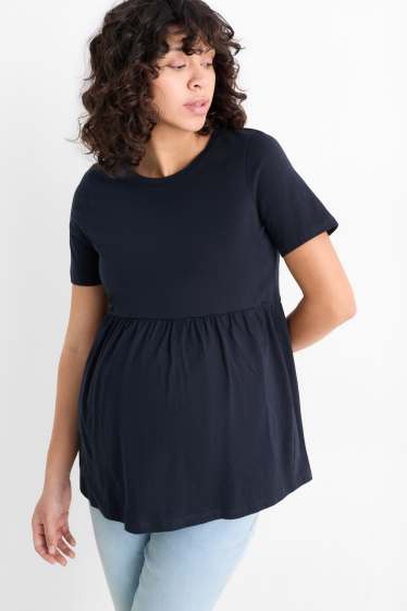 Femei - Tricou gravide - albastru închis
