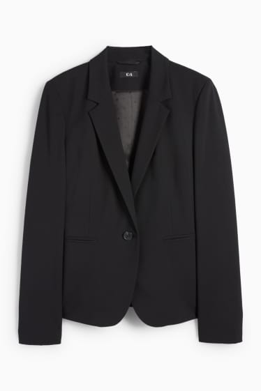 Femei - Blazer office - cambrat - negru