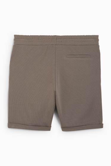 Bărbați - Pantaloni scurți - maro închis