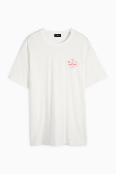 Bărbați - Tricou - regular fit - Cola-Cola - alb