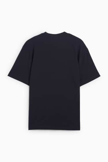 Bărbați - Tricou - relaxed fit - albastru închis