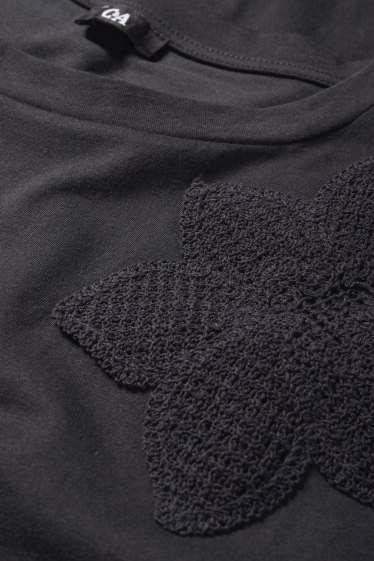 Femei - Tricou - regular fit - negru