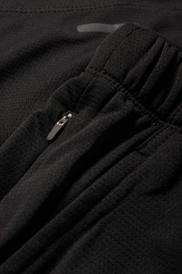 Bărbați - Pantaloni scurți funcționali - structurați - negru
