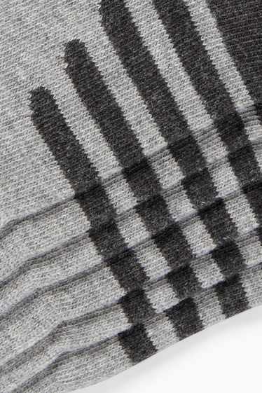 Men - Multipack of 3 - trainer socks - gray
