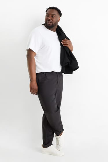 Bărbați - Chino - regular fit - negru