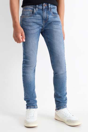 Copii - Băieți - Skinny jeans - denim-albastru