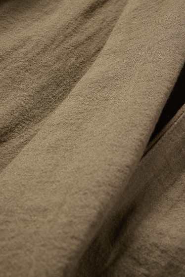 Femei - Blazer lung - relaxed fit - kaki