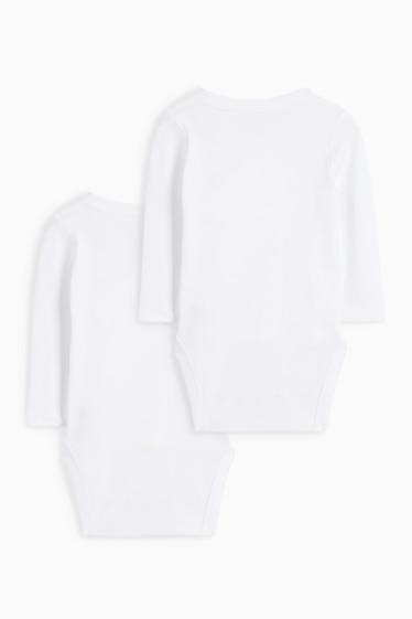 Unisex - Multipack 2 buc. - body petrecut bebeluși - alb