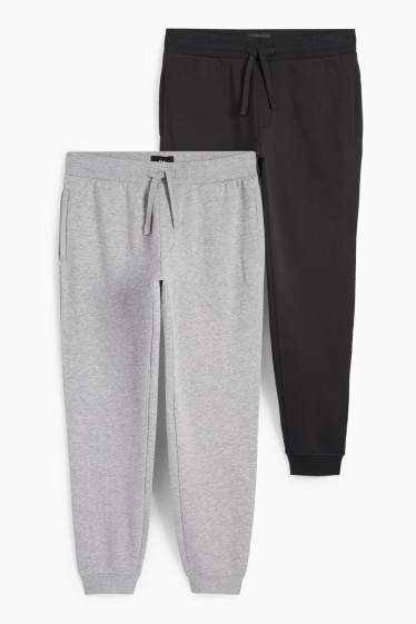 Bărbați - Multipack 2 perechi - pantaloni de trening - gri