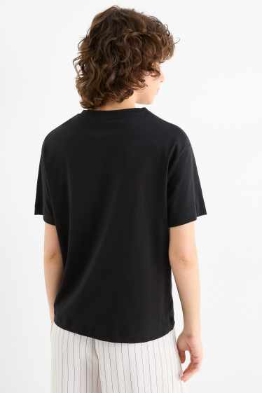 Femei - Tricou - relaxed fit - negru