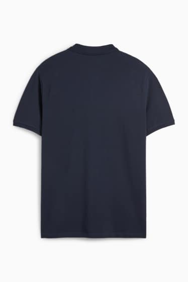 Bărbați - Tricou polo - albastru închis