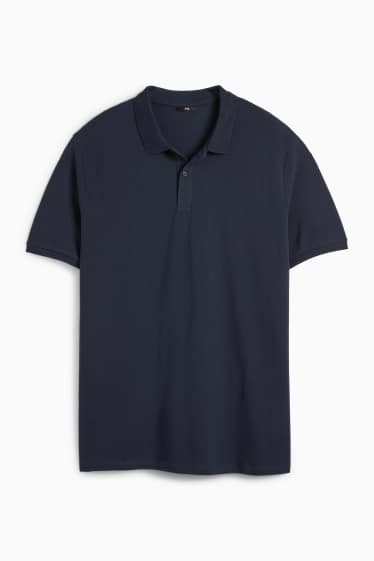 Bărbați - Tricou polo - albastru închis