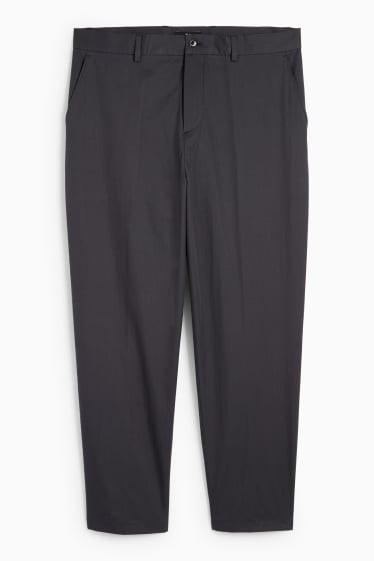 Bărbați - Pantaloni modulari - regular fit - gri închis