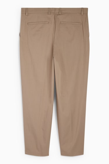 Bărbați - Pantaloni modulari - regular fit - maro deschis
