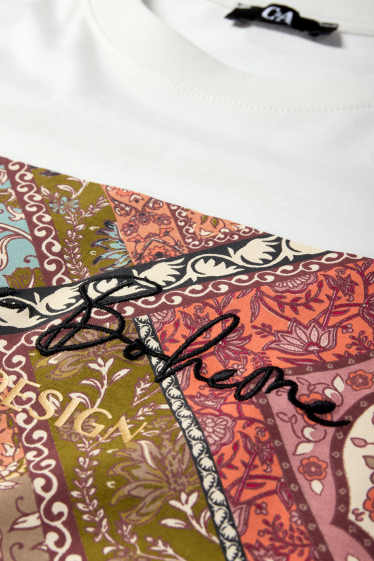 Dámské - Tričko - regular fit - bílá