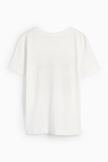Dámské - Tričko - regular fit - bílá