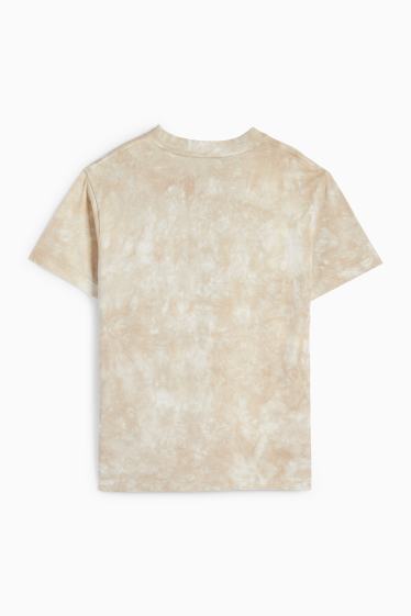 Copii - Băieți - Tricou cu mânecă scurtă - cu model - bej