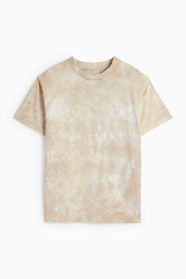 Copii - Băieți - Tricou cu mânecă scurtă - cu model - bej
