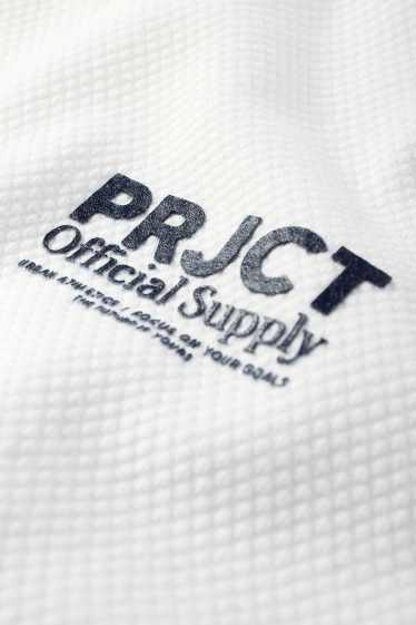 Copii - Băieți - Tricou cu mânecă scurtă - structurat - alb