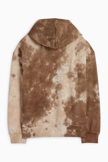 Kinder Jungen - Hoodie - gemustert - dunkelbraun
