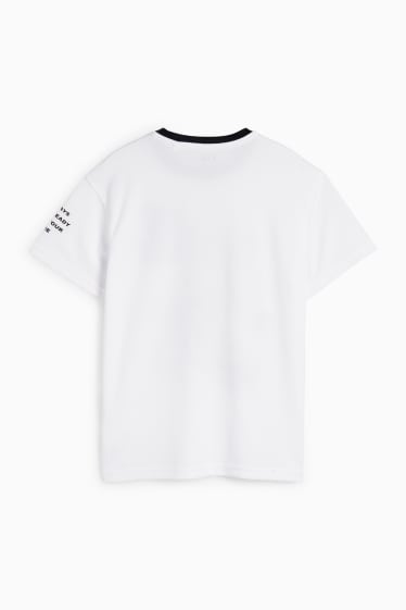 Copii - Băieți - Încălțăminte sport - tricou funcțional - alb