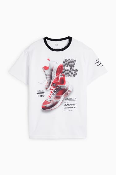 Copii - Băieți - Încălțăminte sport - tricou funcțional - alb