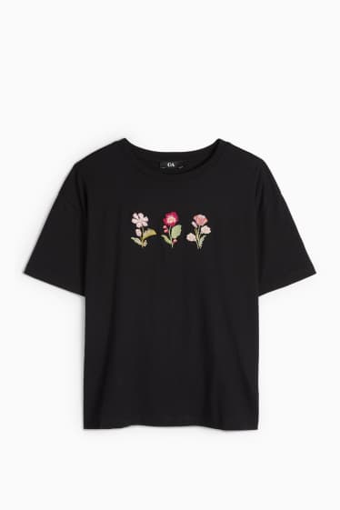 Femei - Tricou - regular fit - negru
