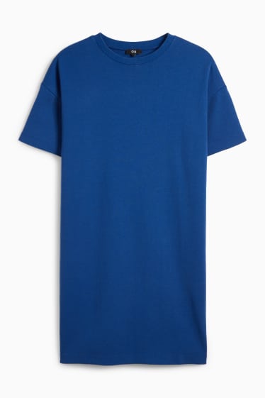 Femei - Rochie-tricou - albastru