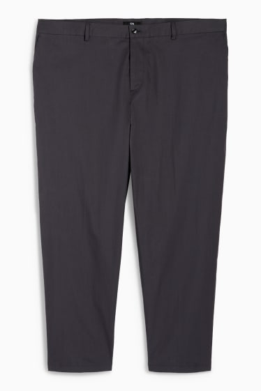 Bărbați - Pantaloni modulari - regular fit - gri închis