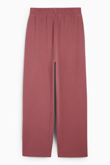 Dámské - Teplákové kalhoty - tmavě růžová