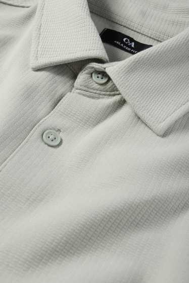 Home - Camisa - relaxed fit - Kent - texturada - gris