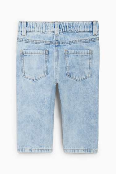 Bebeluși - băieți - Elefant - jeans bebeluși - denim-albastru deschis