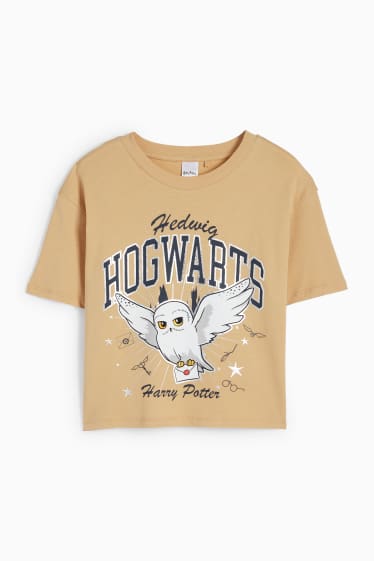 Copii - Fete - Harry Potter - tricou cu mânecă scurtă - bej