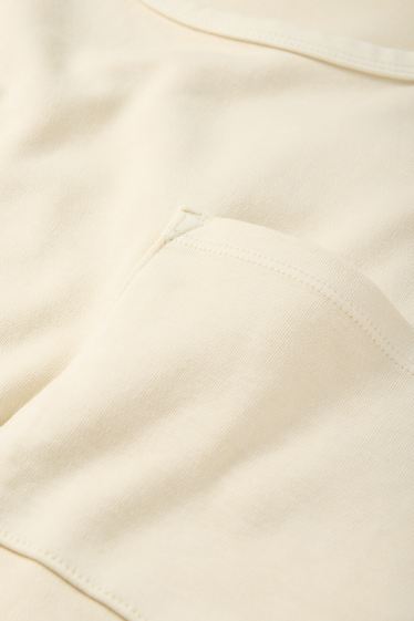Femei - Tricou - relaxed fit - bej deschis