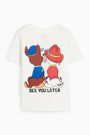 Copii - Băieți - Patrula cățelușilor - Chase, Marshall - tricou cu mânecă scurtă - alb