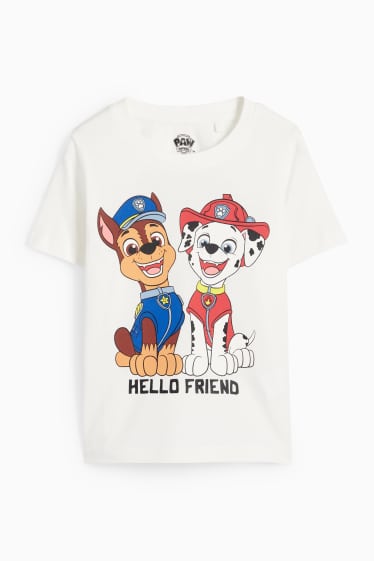 Copii - Băieți - Patrula cățelușilor - Chase, Marshall - tricou cu mânecă scurtă - alb