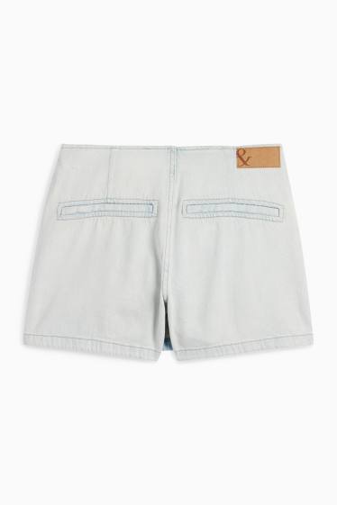Femei - Fustă-pantalon de blugi - denim-albastru deschis